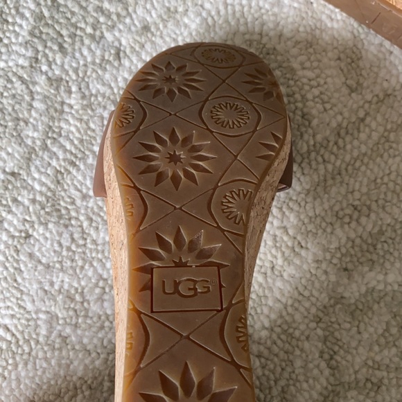 Ugg size 8 cork wedged heels! - Picture 5 of 6